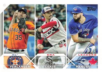 #311 AL ERA Leaders (Justin Verlander / Dylan Cease / Alek Manoah)