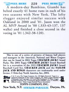 Card back