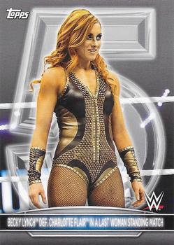 Becky Lynch def. Charlotte Flair in a Last Woman Standing Match
