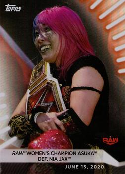 Raw Women’s Champion Asuka def. Nia Jax