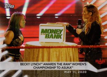 Becky Lynch Awards the Raw Women's Championship to Asuka