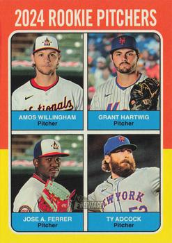2024 Rookie Pitchers (Amos Willingham / Grant Hartwig / Jose A. Ferrer / Ty Adcock)