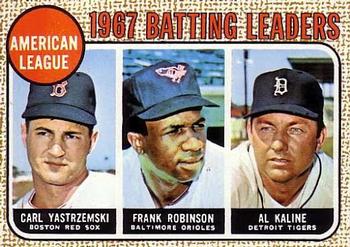 American League 1967 Batting Leaders (Carl Yastrzemski / Frank Robinson / Al Kaline)