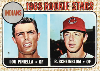 Indians 1968 Rookie Stars (Lou Piniella / Richie Scheinblum)