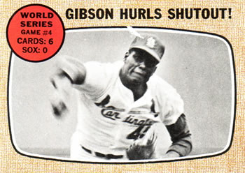 World Series Game #4 - Gibson Hurls Shutout!