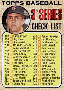 3rd Series Checklist 197-283