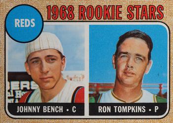 Reds 1968 Rookie Stars (Johnny Bench / Ron Tompkins)