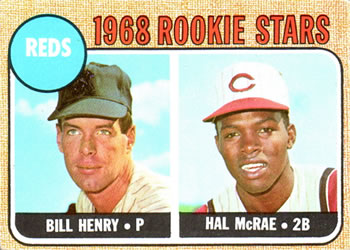 Reds 1968 Rookie Stars (Bill Henry / Hal McRae)