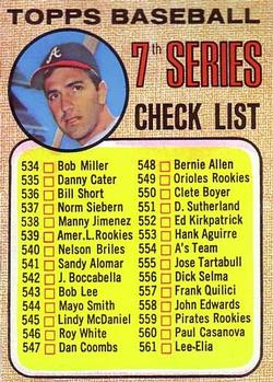 7th Series Checklist 534-598