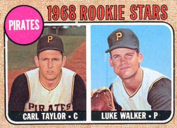 Pirates 1968 Rookie Stars (Carl Taylor / Luke Walker)