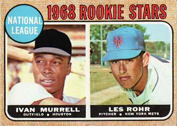 National League 1968 Rookie Stars (Ivan Murrell / Les Rohr)