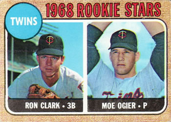 Twins 1968 Rookie Stars (Ron Clark / Moe Ogier)