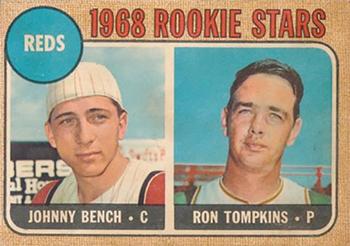 Reds 1968 Rookie Stars (Johnny Bench / Ron Tompkins)