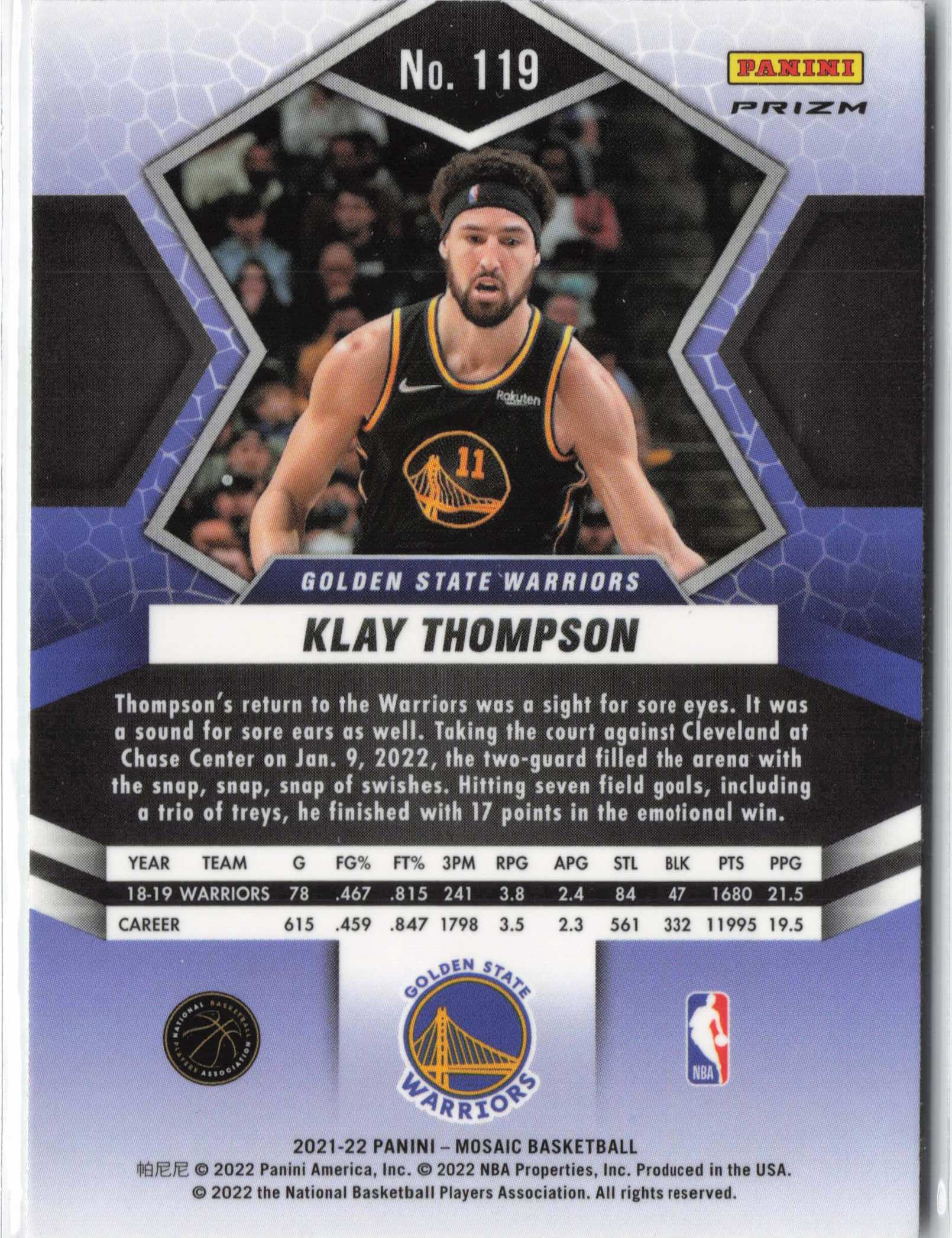 Card back