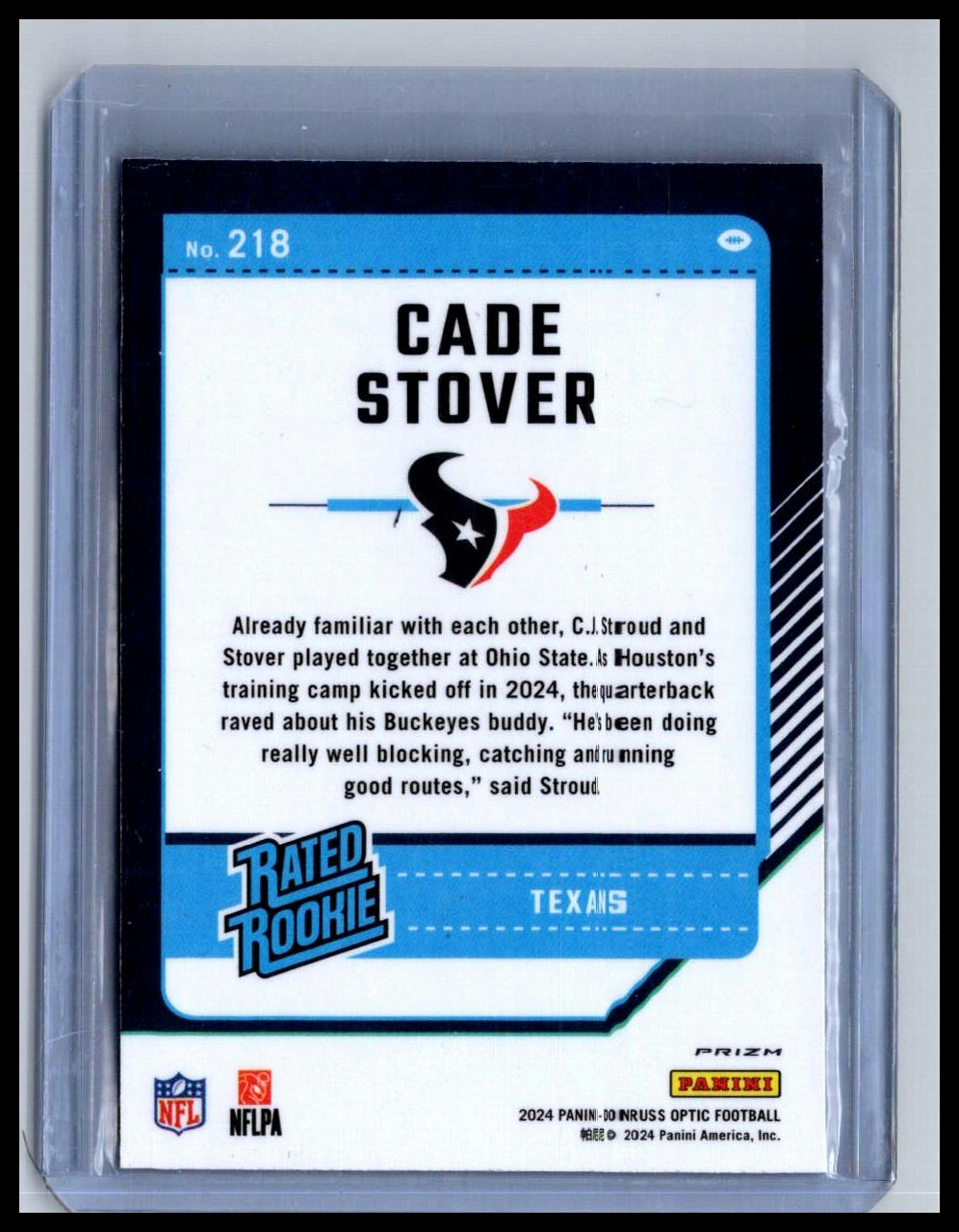 Card back