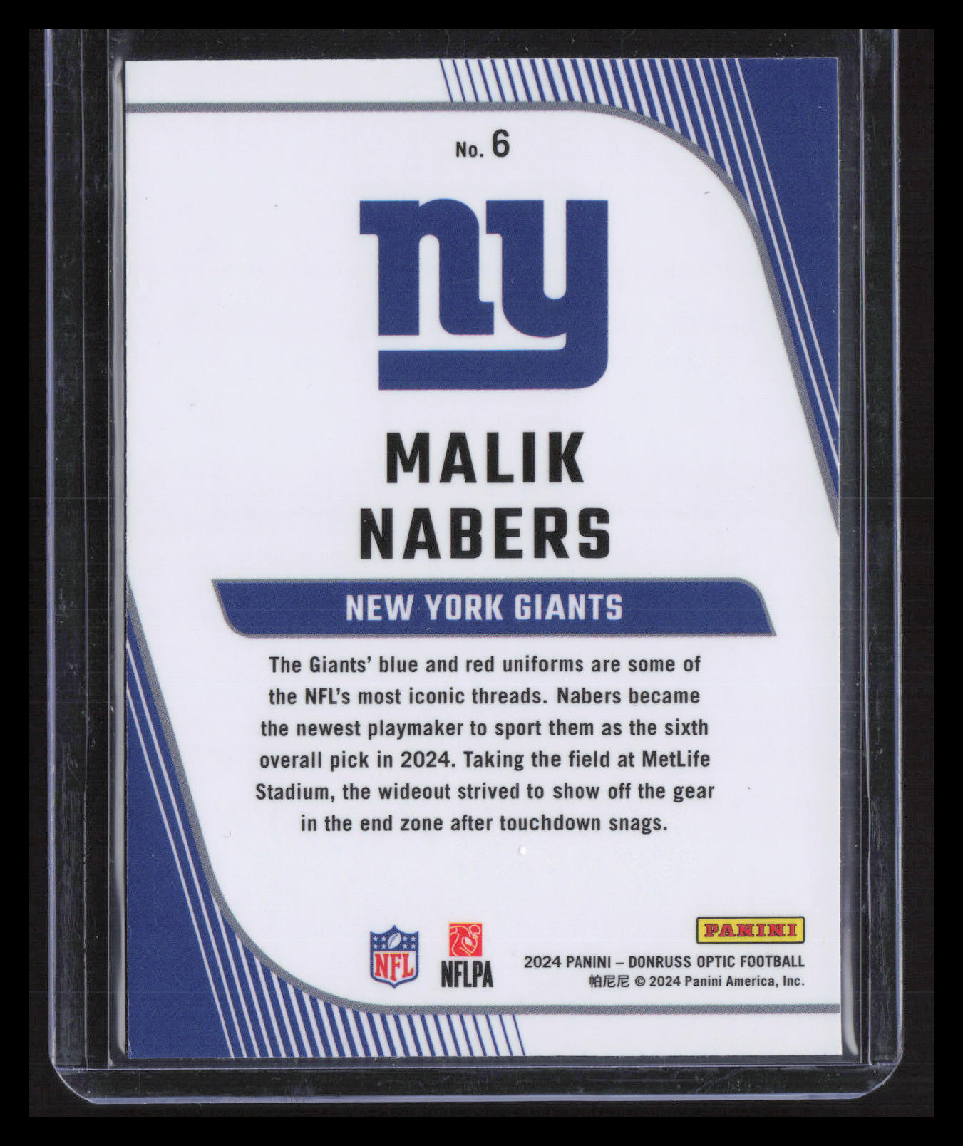 Card back