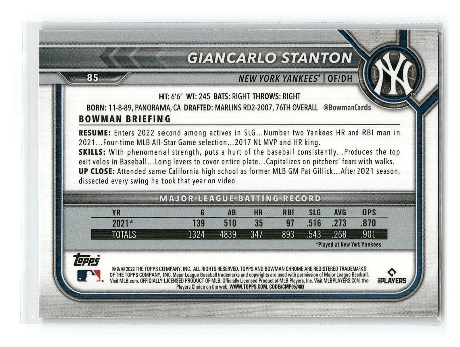 Card back