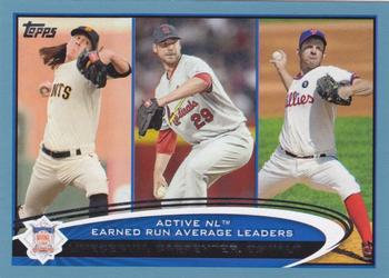 Active NL Earned Run Average Leaders (Tim Lincecum / Chris Carpenter / Roy Oswalt)