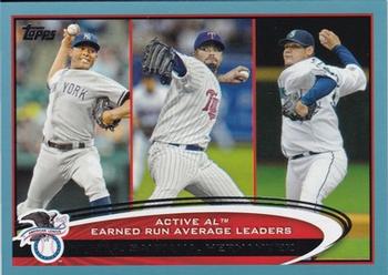 Active AL Earned Run Average Leaders (Mariano Rivera / Johan Santana / Felix Hernandez)