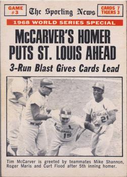 World Series Game #3 - McCarver's Homer Puts St. Louis Ahead