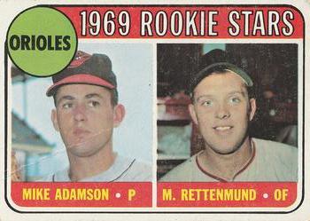 Orioles 1969 Rookie Stars (Mike Adamson / Merv Rettenmund)