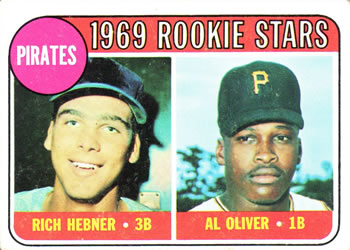 Pirates 1969 Rookie Stars (Rich Hebner / Al Oliver)