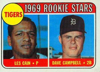 Tigers 1969 Rookie Stars (Les Cain / Dave Campbell)