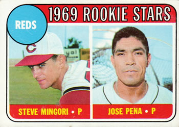 Reds 1969 Rookie Stars (Steve Mingori / Jose Pena)