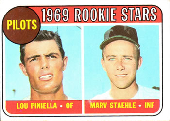 Pilots 1969 Rookie Stars (Lou Piniella / Marv Staehle)