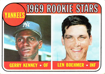 Yankees 1969 Rookie Stars (Gerry Kenney / Len Boehmer)