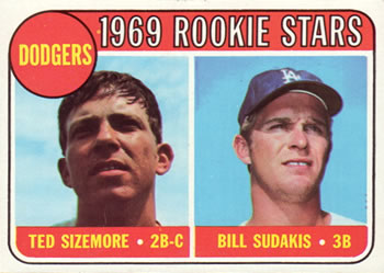 Dodgers 1969 Rookie Stars (Ted Sizemore / Bill Sudakis)