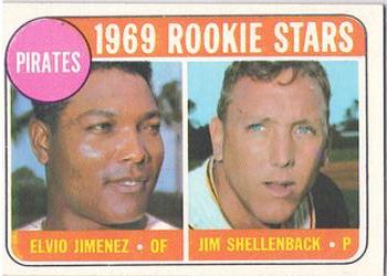 Pirates 1969 Rookie Stars (Elvio Jimenez / Jim Shellenback)