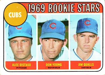 Cubs 1969 Rookie Stars (Alec Distaso / Don Young / Jim Qualls)