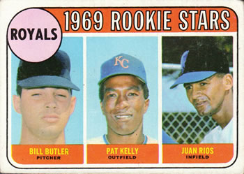 Royals 1969 Rookie Stars (Bill Butler / Pat Kelly / Juan Rios)