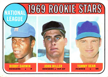 National League 1969 Rookie Stars (Bobby Darwin / John Miller / Tommy Dean)