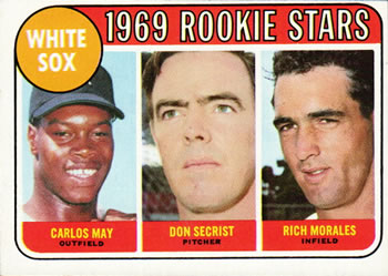 White Sox 1969 Rookie Stars (Carlos May / Don Secrist / Rich Morales)