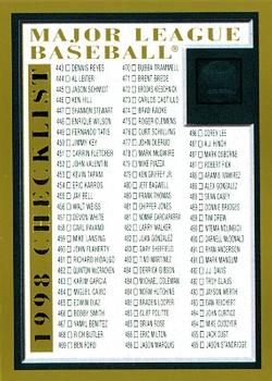 Checklist: 443-503 and Inserts