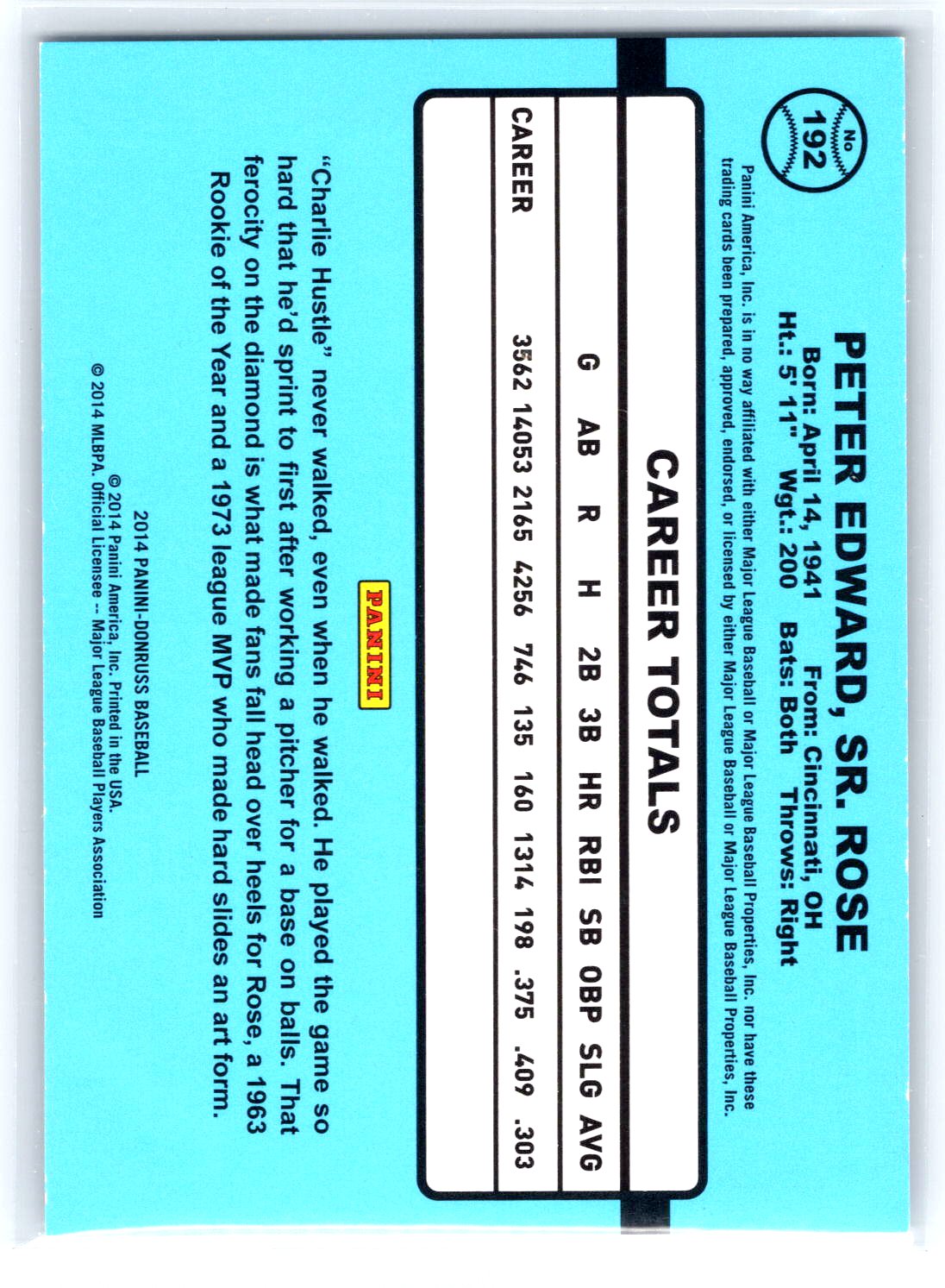 Card back