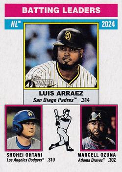 NL Batting Leaders (Luis Arraez / Marcell Ozuna / Shohei Ohtani)