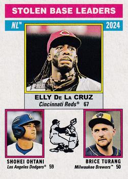 NL Stolen Base Leaders (Brice Turang / Shohei Ohtani / Elly De La Cruz)