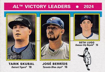 AL Victory Leaders (Seth Lugo / José Berríos / Tarik Skubal)