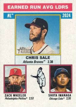 NL Earned Run AVG LDRS (Shota Imanaga / Zack Wheeler / Chris Sale)