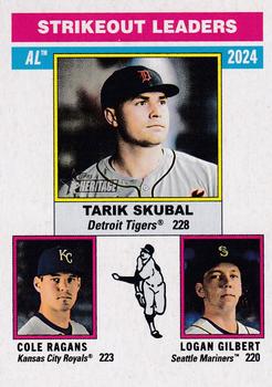 AL Strikeout Leaders (Logan Gilbert / Tarik Skubal / Cole Ragans)