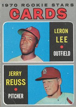 Cards 1970 Rookie Stars (Leron Lee / Jerry Reuss)