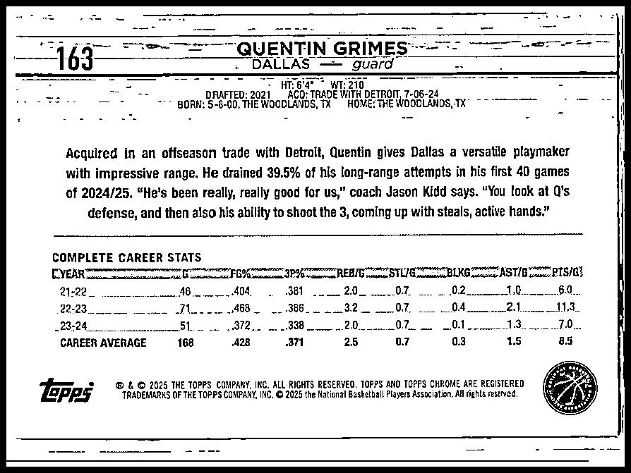 Card back