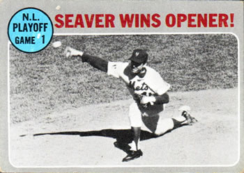 N.L Playoff Game 1 - Seaver Wins Opener! NLCS