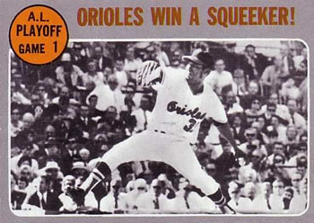 A.L Playoff Game 1 - Orioles Win a Squeaker! ALCS,