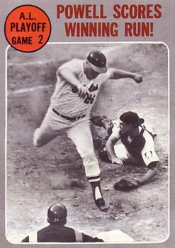 A.L Playoff Game 2 - Powell Scores Winning Run! ALCS