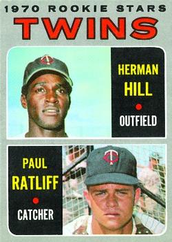 #267 Twins 1970 Rookie Stars (Herman Hill / Paul Ratliff)