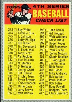 4th Series Checklist 373-459